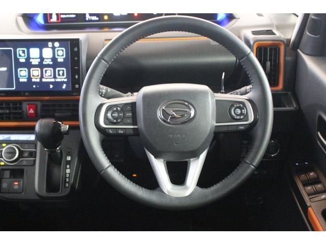 タントファンクロスターボ認定中古車　ＣＶＴ　９インチディスプレイオーディオ　ＥＴＣ　ドライブレコーダー　バックモニター　シートヒーター　スマートアシスト　両側パワースライドドア　キーフリーシステム　電動格納ミラー（香川県）の中古車