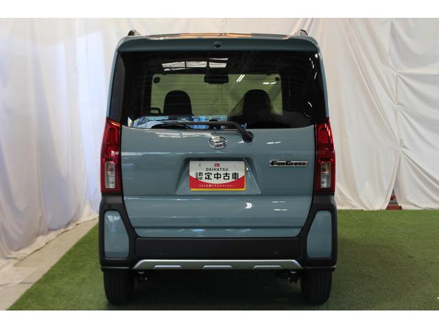 タントファンクロス認定中古車　ＣＶＴ　９インチディスプレイオーディオ　バックモニター　キーフリーシステム　シートヒーター　両側パワースライドドア　スマートアシスト　ステアリングスイッチ　オートエアコン　オートライト（香川県）の中古車