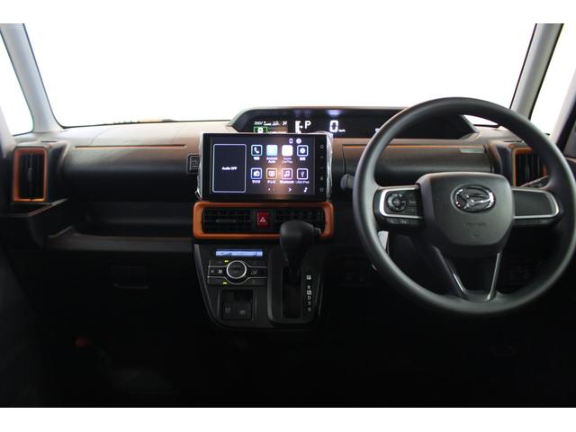 タントファンクロス認定中古車　ＣＶＴ　９インチディスプレイオーディオ　バックモニター　キーフリーシステム　シートヒーター　両側パワースライドドア　スマートアシスト　ステアリングスイッチ　オートエアコン　オートライト（香川県）の中古車