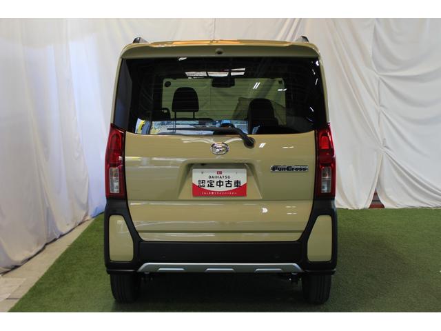 タントファンクロス認定中古車　ＣＶＴ　９インチディスプレイオーディオ　バックモニター　キーフリーシステム　シートヒーター　両側パワースライドドア　ステアリングスイッチ　オートエアコン　オートライト　ＬＥＤヘッドライト（香川県）の中古車
