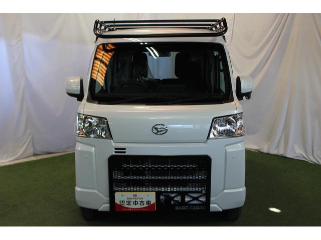ハイゼットカーゴデッキバンＧ認定中古車　ＣＶＴ　ハードカーゴ仕様　９インチディスプレイオーディオ　キーフリーシステム　両側スライドドア　電動格納ミラー　スマートアシスト　マニュアルエアコン　セキュリティーアラーム　ドアバイザー（香川県）の中古車