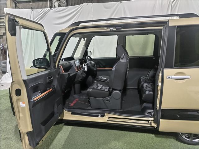 タントファンクロス認定中古車　ＣＶＴ　９インチディスプレイオーディオ　バックカメラ　キーフリーシステム　シートヒーター　ステアリングスイッチ　両側パワースライドドア　助手席側ピラーレス　ＬＥＤヘッドライト（香川県）の中古車