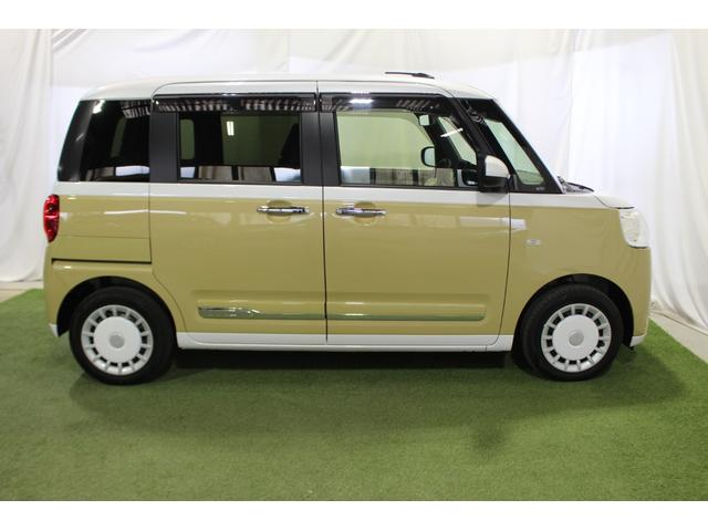 ムーヴキャンバスストライプスG認定中古車 CVT バックカメラ キーフリーシステム シートヒーター ホッとカップホルダー ステアリングスイッチ オートライト オートエアコン 両側パワースライドドア 電動格納ミラー(香川県)の中古車