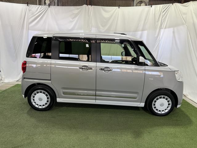 ムーヴキャンバスストライプスＧ純正ナビ　バックカメラ　シートヒーター　ステアリングスイッチ　ホッとカップホルダー　キーフリーシステム　両側パワースライドドア　認定中古車　ＣＶＴ　６６０（香川県）の中古車