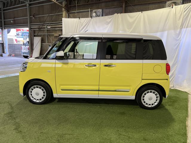 ムーヴキャンバスストライプスＧターボナビ　ドライブレコーダー　バックカメラ　ホッとカップホルダー　ステアリングスイッチ　両側パワースライドドア　キーフリーシステム　認定中古車　ＣＶＴ　６６０（香川県）の中古車