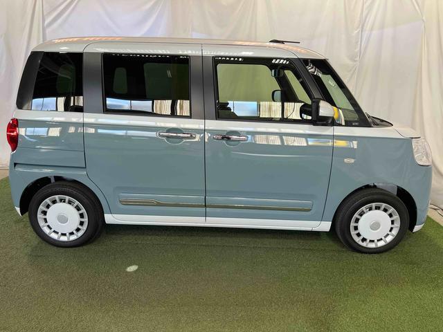 ムーヴキャンバス 中古車 ストライプスＧバックカメラ　シートヒーター　ホッとカップホルダー　キーフリー　両側パワースライドドア　ステアリングスイッチ　認定中古車　ＣＶＴ　６６０