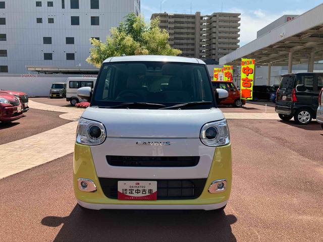 ムーヴキャンバスストライプスＧターボプッシュスタート　両側電動スライドドア　オーディオレス　パワステ　パワーウインドウ　エアバック　キーフリー　ベンチシート　左右シートヒーター　フォグランプ　ターボ　アダクティブクルーズコントロール（愛媛県）の中古車