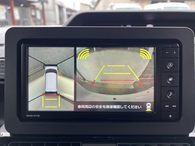 タントカスタムＲＳ純正ナビ　ドライブレコーダー　全方位モニター　ＥＴＣ　　ステアリングスイッチ　シートヒーター　キーフリーシステム　両側パワースライドドア　認定中古車　ＣＶＴ　６６０（香川県）の中古車