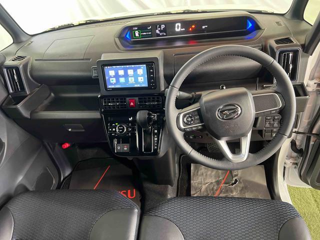 タントカスタムＲＳ純正ナビ　ドライブレコーダー　全方位モニター　ＥＴＣ　　ステアリングスイッチ　シートヒーター　キーフリーシステム　両側パワースライドドア　認定中古車　ＣＶＴ　６６０（香川県）の中古車