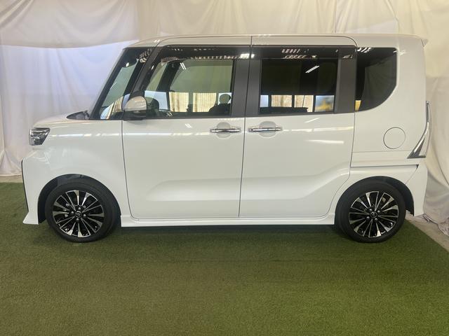 タント 中古車 カスタムＲＳナビ　ＴＶ　Ｂｌｕｅｔｏｏｔｈ　ＥＴＣ　バックカメラ　キーフリー　シートヒーター　ステアリングスイッチ　サンシェード　シートテーブル　両側パワースライドドア　ピラーレス　認定中古車　ＣＶＴ
