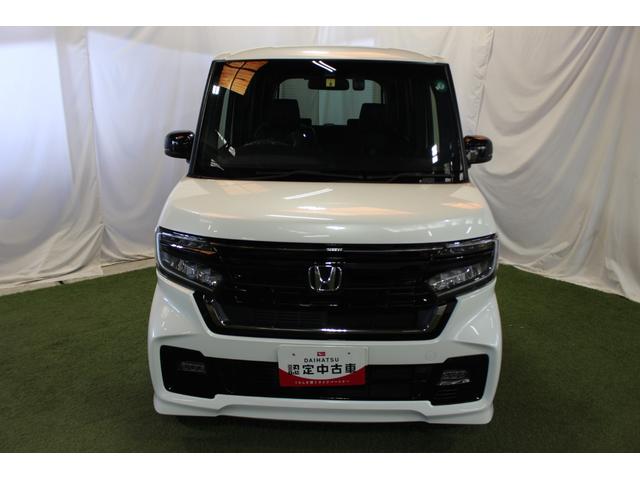 Ｎ−ＢＯＸカスタムＬターボ認定中古車　ＣＶＴ　ナビ　ドライブレコーダー　ＥＴＣ　オートエアコン　シートヒーター　衝突回避サポート　両側パワースライドドア　キーフリーシステム　ＬＥＤヘッドライト　オートライト　電動格納ミラー（香川県）の中古車