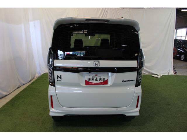 Ｎ−ＢＯＸカスタムＬターボ認定中古車　ＣＶＴ　ナビ　ドライブレコーダー　ＥＴＣ　オートエアコン　シートヒーター　衝突回避サポート　両側パワースライドドア　キーフリーシステム　ＬＥＤヘッドライト　オートライト　電動格納ミラー（香川県）の中古車