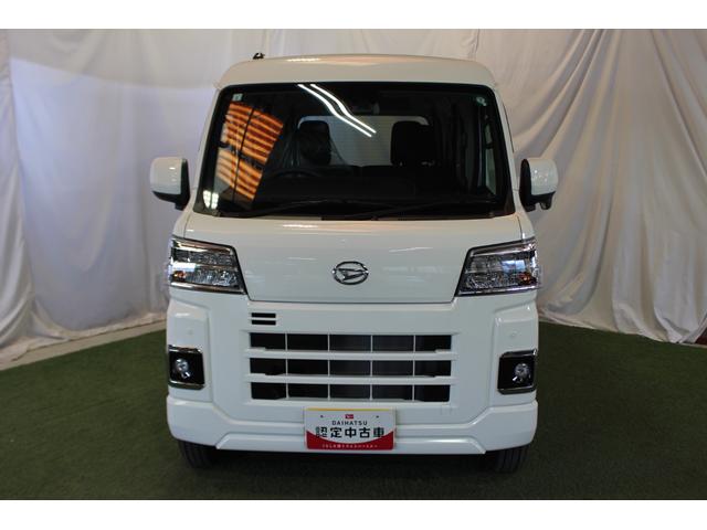 ハイゼットカーゴクルーズターボ認定中古車　ＣＶＴ　４ＷＤ　ＣＤラジオ　キーフリーシステム　オートライト　ＬＥＤヘッドライト　マニュアルエアコン　セキュリティーアラーム　電動格納ミラー　ドアバイザー　パワーウインドウ（香川県）の中古車