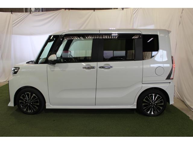 タントカスタムＲＳ認定中古車　ＣＶＴ　ナビ　パノラマカメラ　キーフリーシステム　ステアリングスイッチ　両側パワースライドドア　オートエアコン　オートライト　スマートアシスト　電動格納ミラー　ＬＥＤヘッドライト（香川県）の中古車