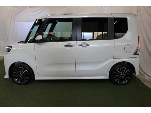 タントカスタムＲＳ認定中古車　ＣＶＴ　９インチディスプレイオーディオ　バックカメラ　キーフリーシステム　シートヒーター　両側パワースライドドア　助手席側ピラーレス　オートライト　ＬＥＤヘッドライト　オートエアコン（香川県）の中古車