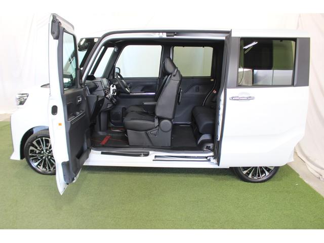 タントカスタムＲＳ認定中古車　ＣＶＴ　９インチディスプレイオーディオ　バックカメラ　キーフリーシステム　シートヒーター　両側パワースライドドア　助手席側ピラーレス　オートライト　ＬＥＤヘッドライト　オートエアコン（香川県）の中古車