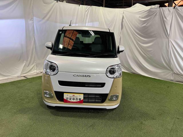 ムーヴキャンバスストライプスG純正ナビ TV パノラマカメラ ホッとカップホルダー キーフリーシステム シートヒーター オートエアコン 認定中古車 CVT(香川県)の中古車