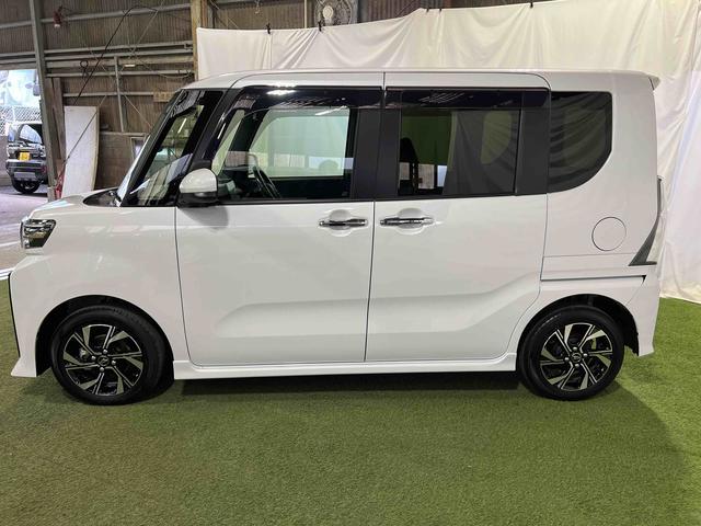 タントカスタムX9インチディスプレイオーディオ TV バックカメラ LEDヘッドライト キーフリー ステアリングスイッチ オートエアコン サンシェード シートテーブル 両側パワースライドドア 認定中古車 CVT(香川県)の中古車