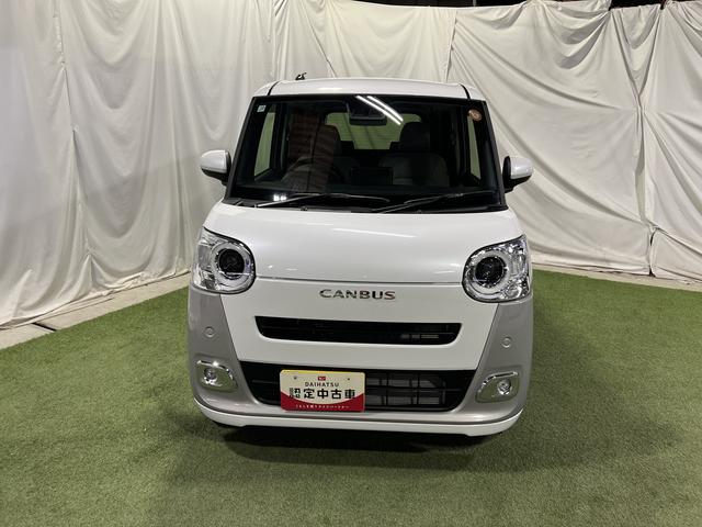 ムーヴキャンバスストライプスＧターボ純正ナビ　ＴＶ　バックカメラ　キーフリー　ステアリングスイッチ　クルコン　シートヒーター　ホッとカップホルダー　両側パワースライドドア　認定中古車　ＣＶＴ　６６０（香川県）の中古車