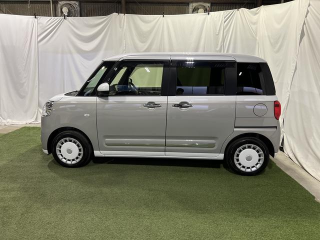 ムーヴキャンバスストライプスＧターボ純正ナビ　ＴＶ　バックカメラ　キーフリー　ステアリングスイッチ　クルコン　シートヒーター　ホッとカップホルダー　両側パワースライドドア　認定中古車　ＣＶＴ　６６０（香川県）の中古車