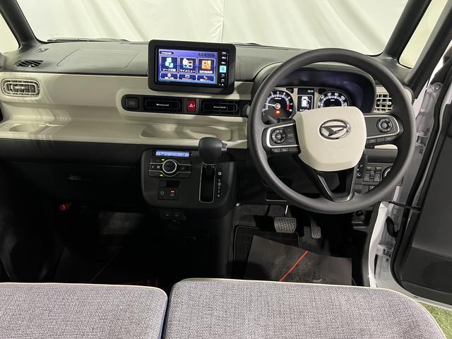 ムーヴキャンバスストライプスＧターボ純正ナビ　ＴＶ　バックカメラ　キーフリー　ステアリングスイッチ　クルコン　シートヒーター　ホッとカップホルダー　両側パワースライドドア　認定中古車　ＣＶＴ　６６０（香川県）の中古車
