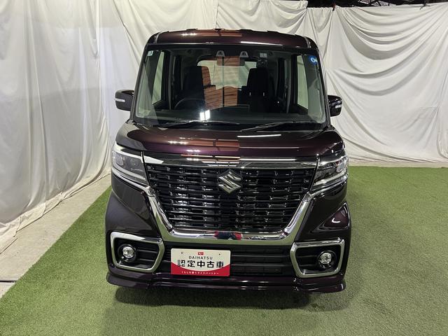 スペーシアカスタムハイブリッドＧＳナビ　ＴＶ　Ｂｌｕｅｔｏｏｔｈ　ドラレコ　ＥＴＣ　ステアリングスイッチ　キーフリー　サンシェード　シートヒーター　認定中古車　ＣＶＴ　６６０（香川県）の中古車