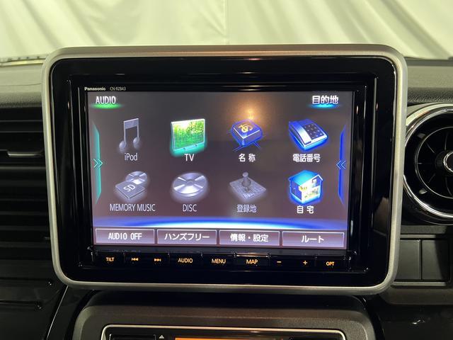 スペーシアカスタムハイブリッドＧＳナビ　ＴＶ　Ｂｌｕｅｔｏｏｔｈ　ドラレコ　ＥＴＣ　ステアリングスイッチ　キーフリー　サンシェード　シートヒーター　認定中古車　ＣＶＴ　６６０（香川県）の中古車