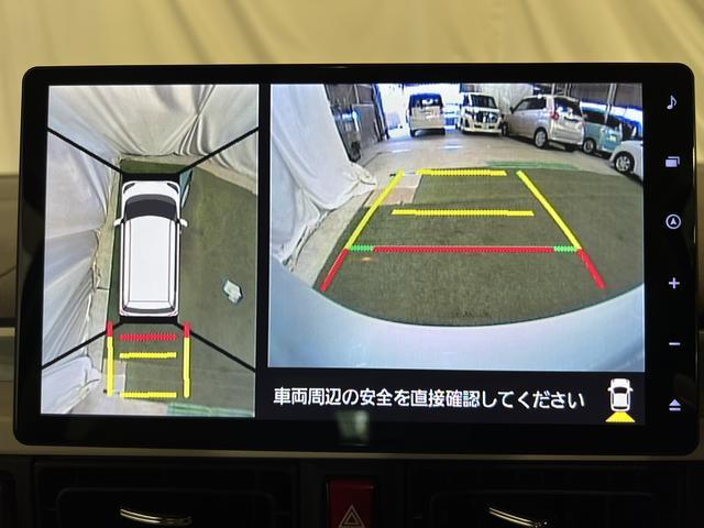 ムーヴキャンバスストライプスGターボ純正9インチナビ TV Bluetooth ドラレコ ETC 全方位カメラ ステアリングスイッチ クルコン シートヒーター ホッとカップホルダー 両側パワースライドドア 認定中古車 CVT 660(香川県)の中古車