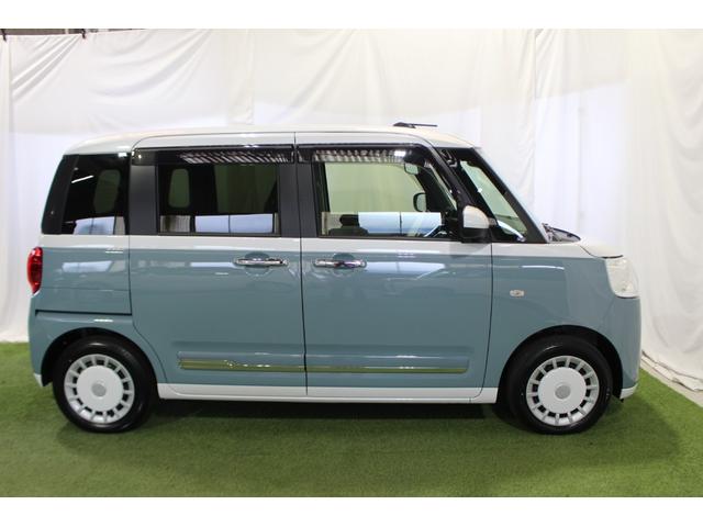 ムーヴキャンバスストライプスＧ認定中古車　シートヒーター　キーフリーシステム　ホッとカップホルダー　オートエアコン　スマートアシスト　両側パワースライドドア　電動格納ミラー　ＬＥＤヘッドライト　ステアリングスイッチ　ドアバイザー（香川県）の中古車