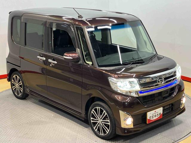 タントカスタムＲＳ　トップエディションＳＡ７インチナビ　後方カメラ　ＥＴＣ　Ｂｌｕｅｔｏｏｔｈ接続　キーフリー　衝突被害軽減システム　左右電動スライドドア　ＬＥＤヘッドライト　オートライト（高知県）の中古車
