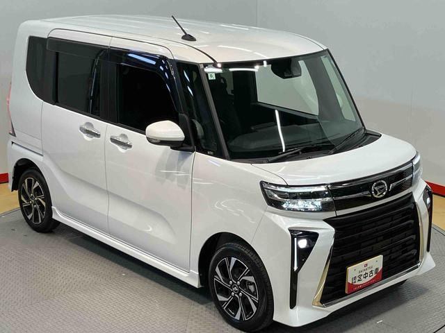 タントカスタムＸ　ＩＤＬＥレス後方カメラ　キーフリー　シートヒーター　電動スライドドア　ＬＥＤヘッドライト　オートライト　オートハイビーム　衝突被害軽減システム　クリアランスソナー（高知県）の中古車