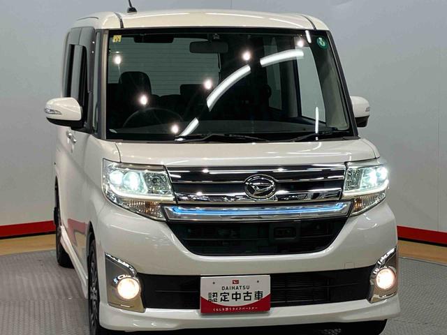 タントカスタムＲＳ　ＳＡ７インチナビ　ＵＳＢ入力端子　Ｂｌｕｅｔｏｏｔｈ接続　バックカメラ　ＥＴＣ車載器　電動スライドドア　オートライト　ＬＥＤヘッドライト（高知県）の中古車