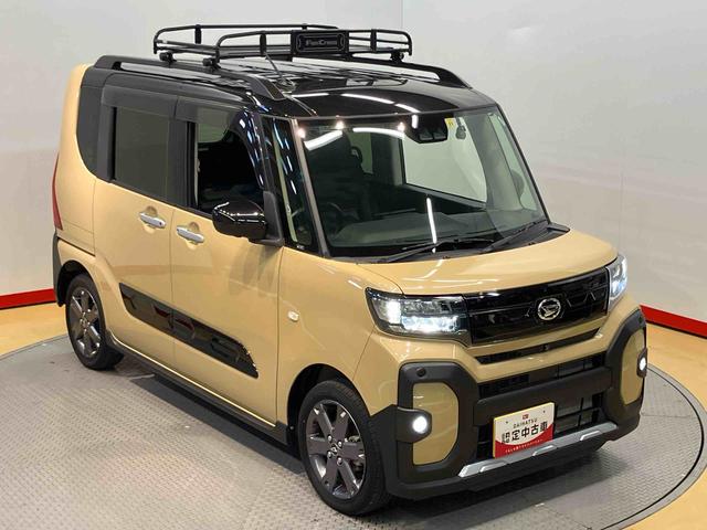 タントファンクロスターボ　４ＷＤ１０インチナビ　ＵＳＢ入力端子　Ｂｌｕｅｔｏｏｔｈ接続　ＨＤＭＩ入力端子　全周囲カメラ　ドラレコ　ＥＴＣ車載器　ＬＥＤヘッドライト　オートライト　オートハイビーム　クリアランスソナー　電動スライドドア（高知県）の中古車