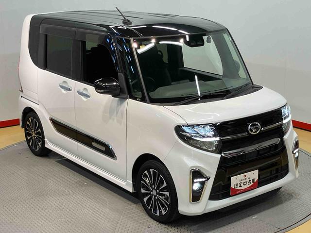 タントカスタムＲＳセレクション７インチナビ　ＵＳＢ入力端子　Ｂｌｕｅｔｏｏｔｈ接続　バックカメラ　ドラレコ　ＥＴＣ車載器　ＬＥＤヘッドライト　オートライト　オートハイビーム　クリアランスソナー　前席シートヒーター　電動スライドドア（高知県）の中古車