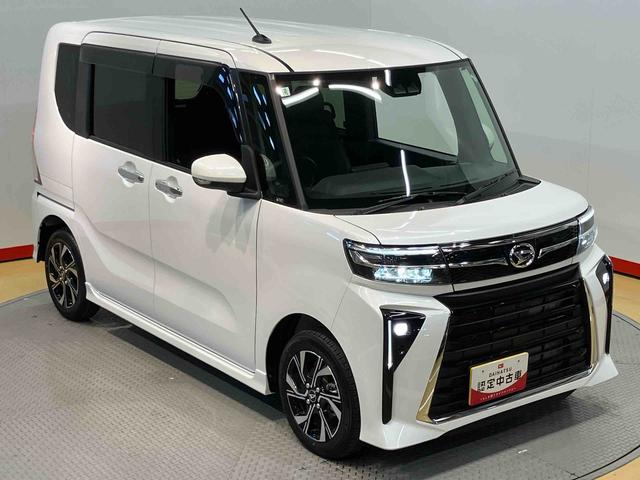 タントカスタムＸ　ｅｃｏＩＤＬＥ非装着車後方カメラ　シートヒーター　キーフリー　衝突被害軽減システム　左右電動スライドドア　ＬＥＤヘッドライト　オートハイビーム　オートライト　クリアランスソナー（高知県）の中古車