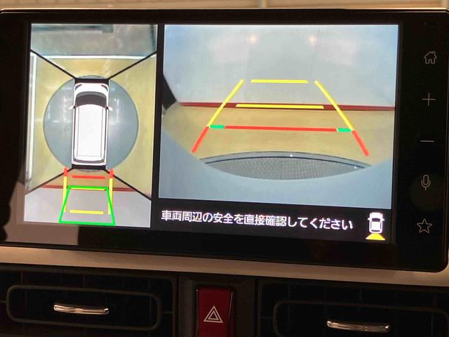 ムーヴキャンバスストライプスＧターボディスプレイオーディオ　ＵＳＢ入力端子　Ｂｌｕｅｔｏｏｔｈ接続　ＨＤＭＩ入力端子　全周囲カメラ　ＬＥＤヘッドライト　オートライト　オートハイビーム　クリアランスソナー　前席シートヒーター（高知県）の中古車