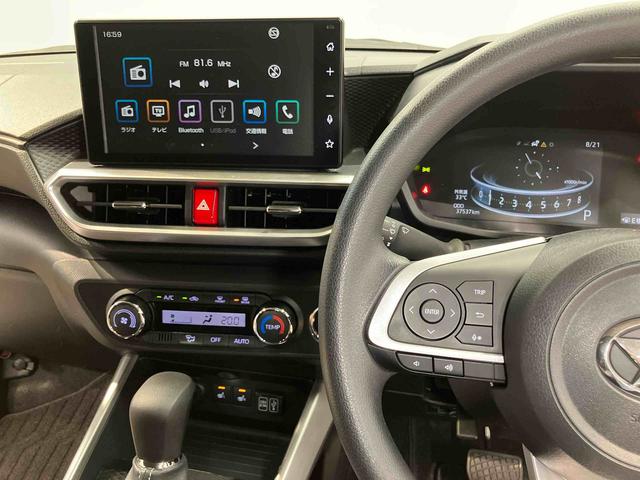 ロッキーＧディスプレイオーディオ　ＵＳＢ入力端子　Ｂｌｕｅｔｏｏｔｈ接続　バックカメラ　ドラレコ　ＥＴＣ車載器　シートヒーター　ＬＥＤヘッドライト　オートライト　オートハイビーム　クリアランスソナー（高知県）の中古車