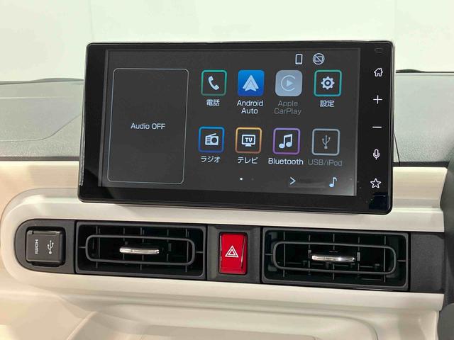 ムーヴキャンバスストライプスＧターボディスプレイオーディオ　前席シートヒーター　全方位カメラ　ＵＳＢ入力端子　Ｂｌｕｅｔｏｏｔｈ接続　ＨＤＭＩ入力端子　キーフリー　駐車支援システム　衝突被害軽減システム　左右電動スライドドア（高知県）の中古車