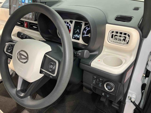 ムーヴキャンバスストライプスＧターボディスプレイオーディオ　前席シートヒーター　全方位カメラ　ＵＳＢ入力端子　Ｂｌｕｅｔｏｏｔｈ接続　ＨＤＭＩ入力端子　キーフリー　駐車支援システム　衝突被害軽減システム　左右電動スライドドア（高知県）の中古車