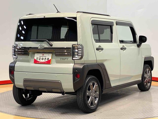 タフトGターボ ダーククロムベンチャー前席シートヒーター 全方位カメラ USB入力端子 キーフリー 衝突被害軽減システム クリアランスソナー LEDヘッドライト オートライト オートハイビーム(高知県)の中古車