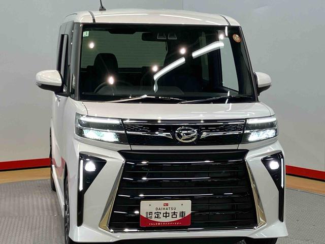 タントカスタムＲＳ　ｅｃｏ　ＩＤＬＥ非装着車後方カメラ　キーフリー　前席シートヒーター　衝突被害軽減システム　左右電動スライドドア　クリアランスソナー　ＬＥＤヘッドライト　オートライト　オートハイビーム（高知県）の中古車