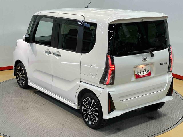 タントカスタムＲＳ　ｅｃｏ　ＩＤＬＥ非装着車後方カメラ　キーフリー　前席シートヒーター　衝突被害軽減システム　左右電動スライドドア　クリアランスソナー　ＬＥＤヘッドライト　オートライト　オートハイビーム（高知県）の中古車