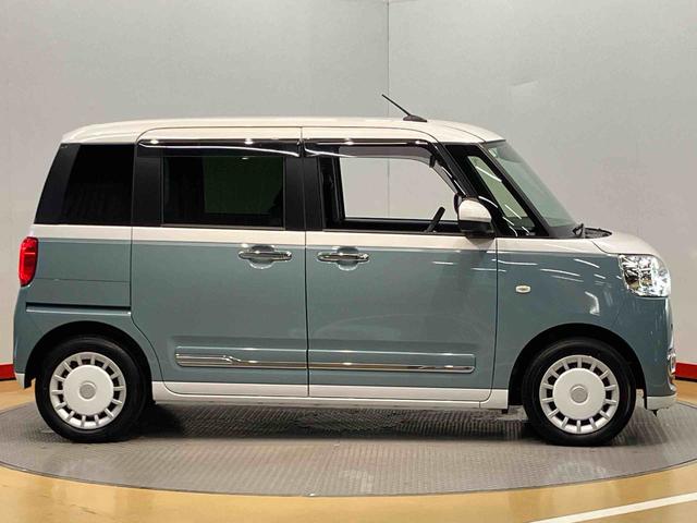 ムーヴキャンバスストライプスＧターボ　ｅｃｏ　ＩＤＬＥ非装着車後方カメラ　キーフリー　前席シートヒーター　衝突被害軽減システム　左右電動スライドドア　クリアランスソナー　ＬＥＤヘッドライト　オートライト　オートハイビーム（高知県）の中古車