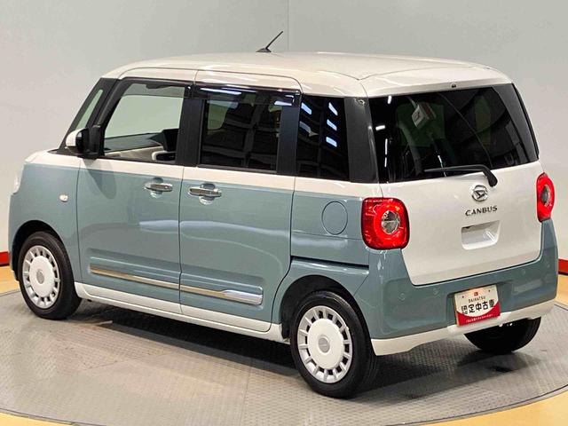 ムーヴキャンバスストライプスＧターボ　ｅｃｏ　ＩＤＬＥ非装着車後方カメラ　キーフリー　前席シートヒーター　衝突被害軽減システム　左右電動スライドドア　クリアランスソナー　ＬＥＤヘッドライト　オートライト　オートハイビーム（高知県）の中古車