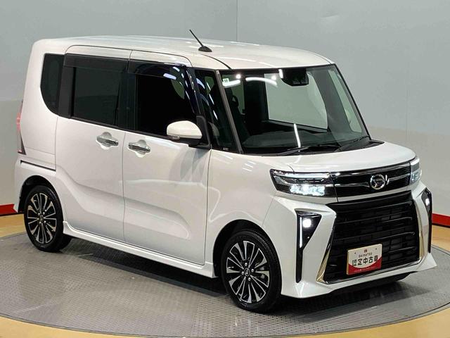 タントカスタムＲＳ　ｅｃｏ　ＩＤＬＥ非装着車後方カメラ　前席シートヒーター　キーフリー　衝突被害軽減システム　左右電動スライドドア　クリアランスソナー　ＬＥＤヘッドライト　オートライト　オートハイビーム（高知県）の中古車