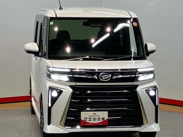 タントカスタムＲＳ後方カメラ　キーフリー　前席シートヒーター　衝突被害軽減システム　左右電動スライドドア　クリアランスソナー　ＬＥＤヘッドライト　オートライト　オートハイビーム（高知県）の中古車