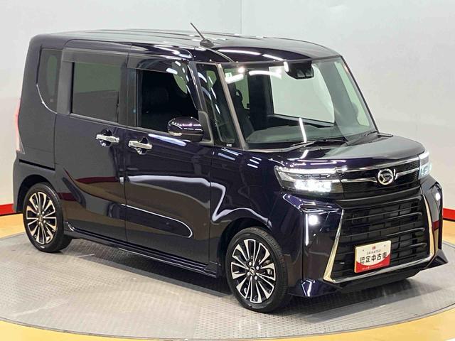 タントカスタムＲＳ　ｅｃｏ　ＩＤＬＥ非装着車後方カメラ　ＥＴＣ　前席シートヒーター　キーフリー　衝突被害軽減システム　左右電動スライドドア　クリアランスソナー　ＬＥＤヘッドライト　オートライト　オートハイビーム（高知県）の中古車