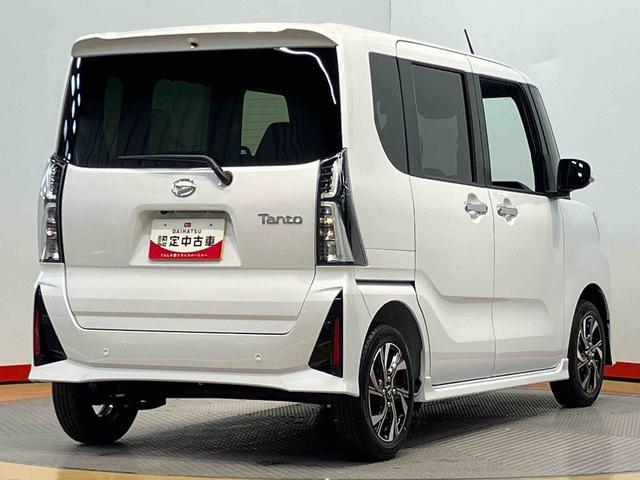 タントカスタムＸ　ｅｃｏ　ＩＤＬＥ非装着車後方カメラ　シートヒーター　キーフリー　衝突被害軽減システム　左右電動スライドドア　ＬＥＤヘッドライト　オートハイビーム　オートライト　クリアランスソナー（高知県）の中古車