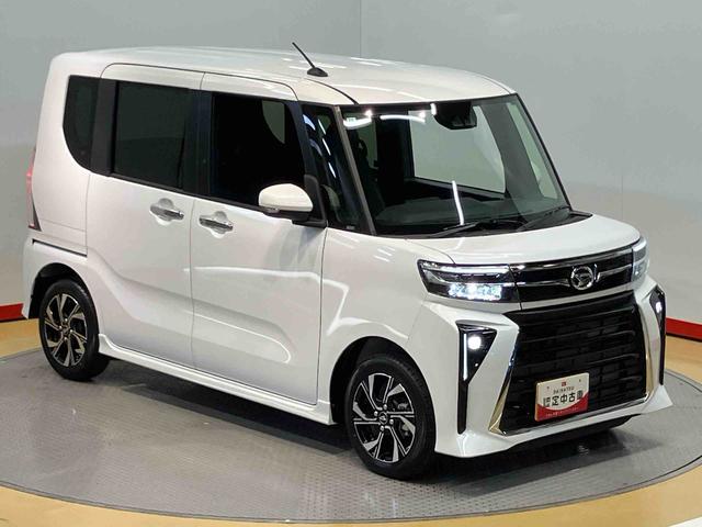 タントカスタムＸ　ｅｃｏ　ＩＤＬＥ非装着車後方カメラ　シートヒーター　キーフリー　衝突被害軽減システム　左右電動スライドドア　ＬＥＤヘッドライト　オートハイビーム　オートライト　クリアランスソナー（高知県）の中古車