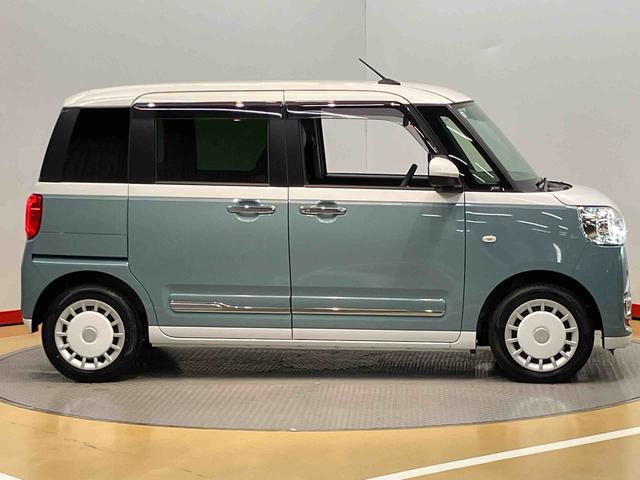 ムーヴキャンバスストライプスＧターボ　ｅｃｏ　ＩＤＬＥ非装着車後方カメラ　キーフリー　前席シートヒーター　衝突被害軽減システム　左右電動スライドドア　クリアランスソナー　ＬＥＤヘッドライト　オートハイビーム　オートライト（高知県）の中古車